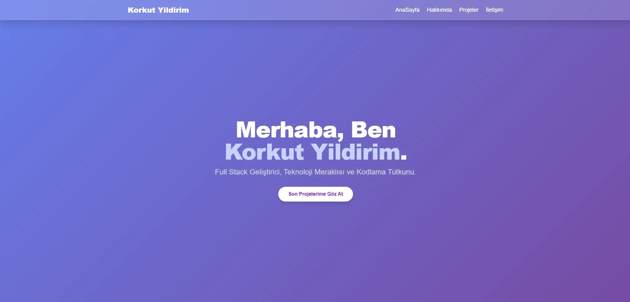 Full-Stack Mimaride, Yönetim Panelli ve Tamamen Duyarlı (Responsive) Kişisel Blog/Portföy Scripti